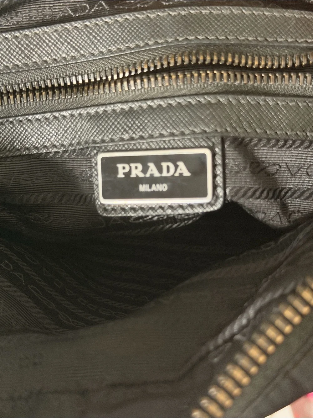 Prada Black Nylon Crossbody Bag